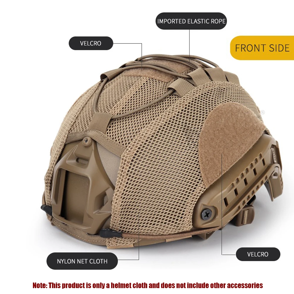 Funda de malla transpirable para casco rápido – Airsoft y Paintball - imagen 5