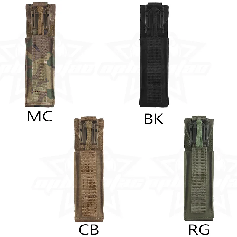 Bolsa en color verde ratón con correas MOLLE
