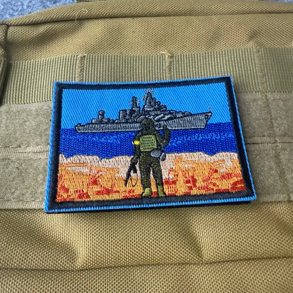 Parche táctico bordado de moral militar con velcro - imagen 5