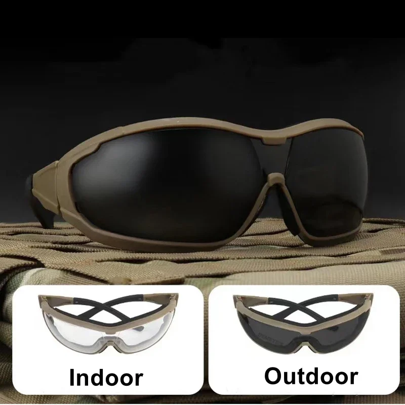 Gafas tácticas outdoor – protección anti-viento y polvo uso táctico - imagen 3
