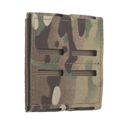 Panel táctico MOLLE fila con funda extraíble para cuchillo y cargador