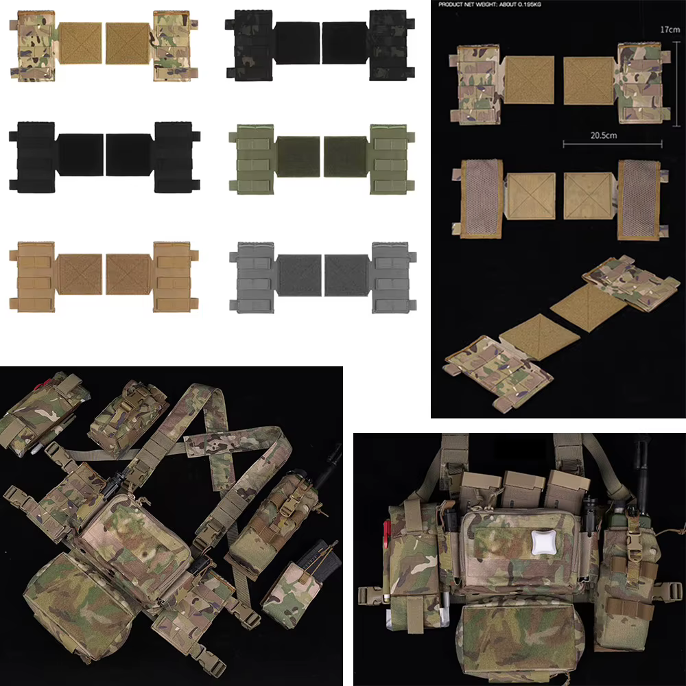 D3CR MK3/4 Aparejo de Pecho Táctico Molle con Panel Lateral - imagen 4
