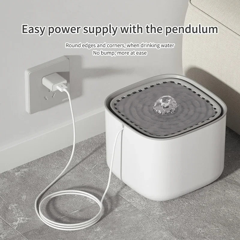 Bebedero para gatos con filtro de recirculación automático USB - imagen 5