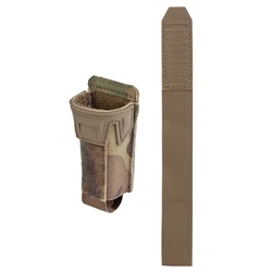 Funda portacargador MOLLE elástica tipo K con tapa para 9 mm