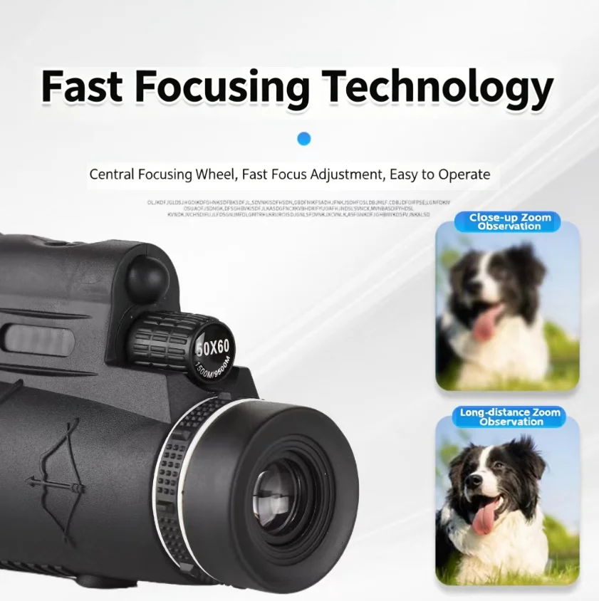 Portabl Powerful Monocular zoom larga distancia con trípode outdoor - imagen 2