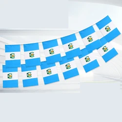 Banderines Guatemala para guirnalda decorativa en fiestas y festivales