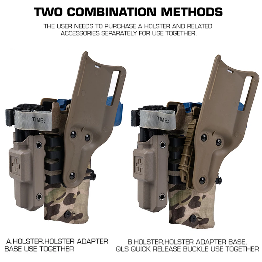 Funda de torniquete MOLLE de nailon EMT para caza táctica y airsoft - imagen 2