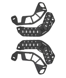OPS-ARC Riel guía doble capa con orificios fijos para casco FAST