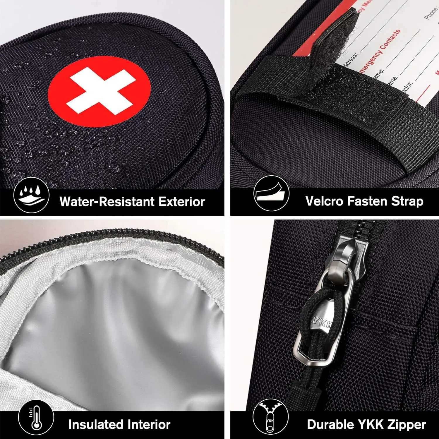 EpiPen estuche de transporte médico para exterior, bolsa de emergencia - imagen 2