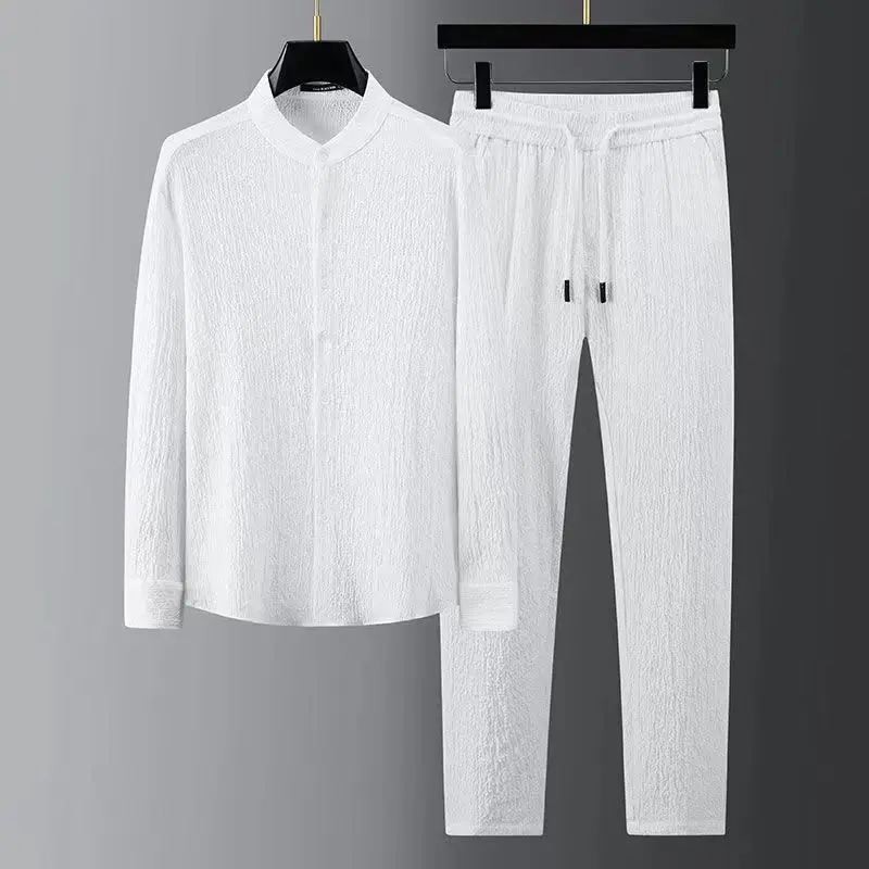 Traje seersucker rayas hombre – Ligero veraniego y fresco - imagen 2