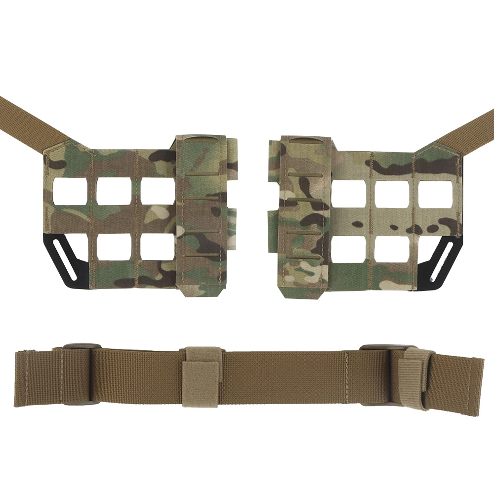 Panel MOLLE Frontal Pechera Táctica – Arnés Escalable para Chaleco - imagen 4