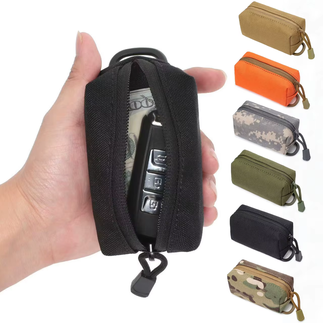 Bolsa táctica impermeable con cierre y sistema Molle