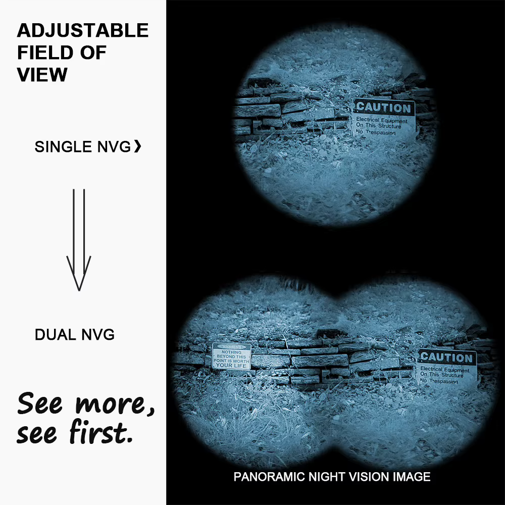 Puente binocular NVG visión nocturna con campo ajustable - imagen 5