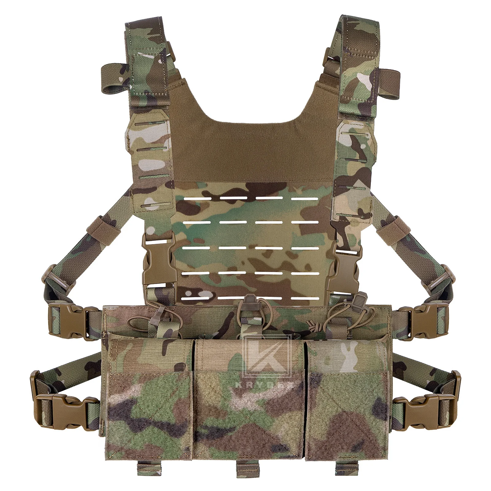 KRYDEX Panel Táctico MOLLE para Pecho y Hombro de Carga Airsoft - imagen 5
