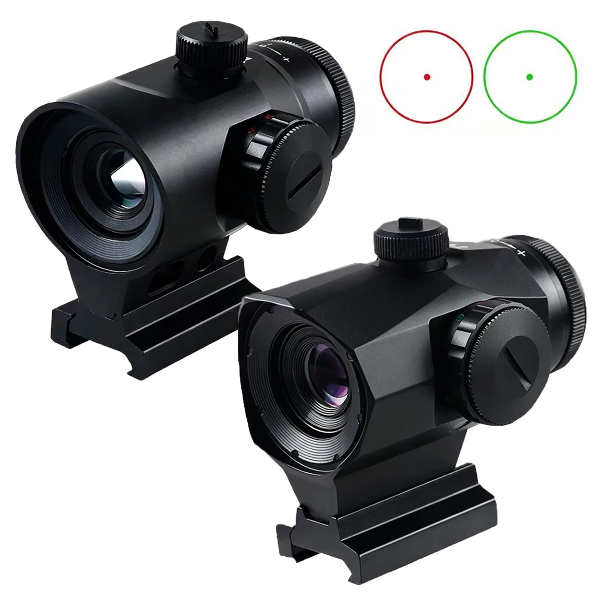Mira táctica compacta 1x20R5 con colimador rojo‑verde y ajuste - imagen 3