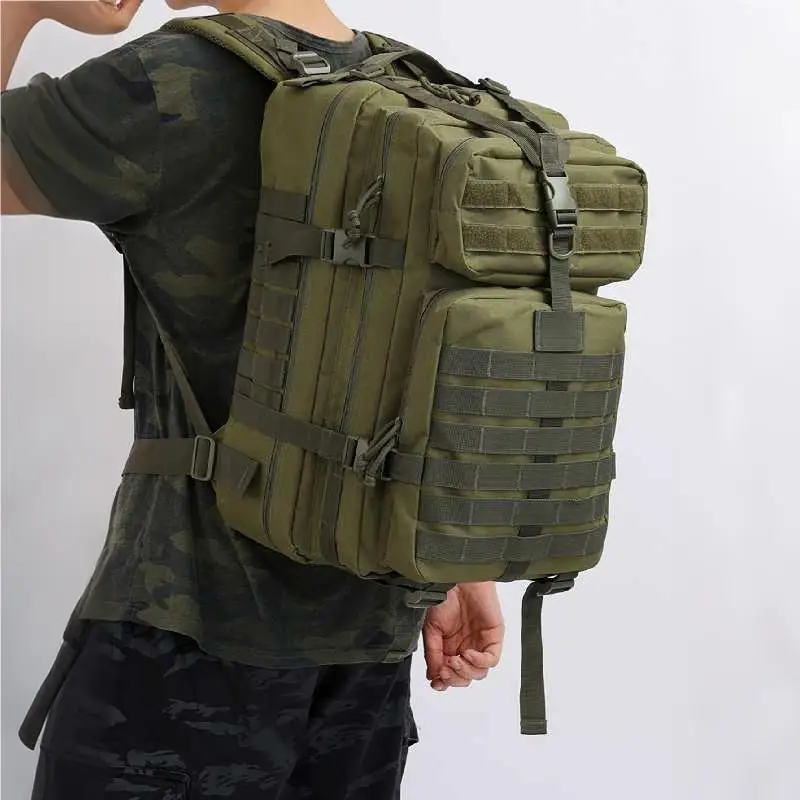 Mochila táctica MOLLE para senderismo escalada y viaje - imagen 4