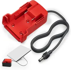 Adaptador de batería con conexión rápida compatible Milwaukee y Makita