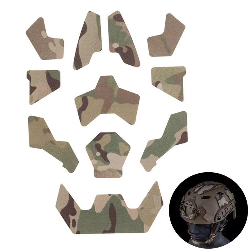 Parche táctico camuflaje adhesivo para casco militar