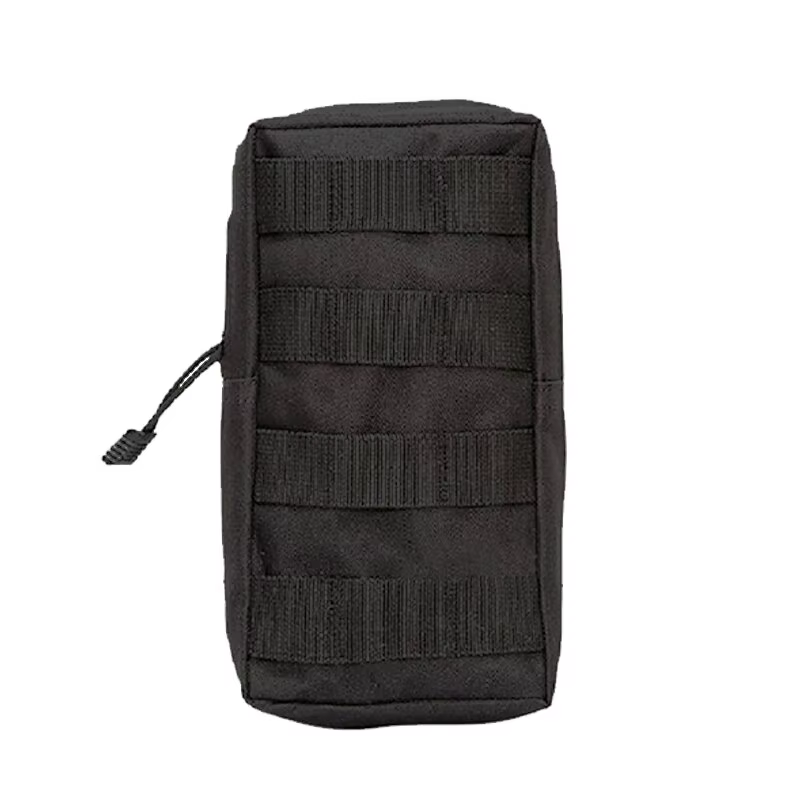 Bolsa de cintura MOLLE táctica Oxford negra para caza y aire libre - imagen 3