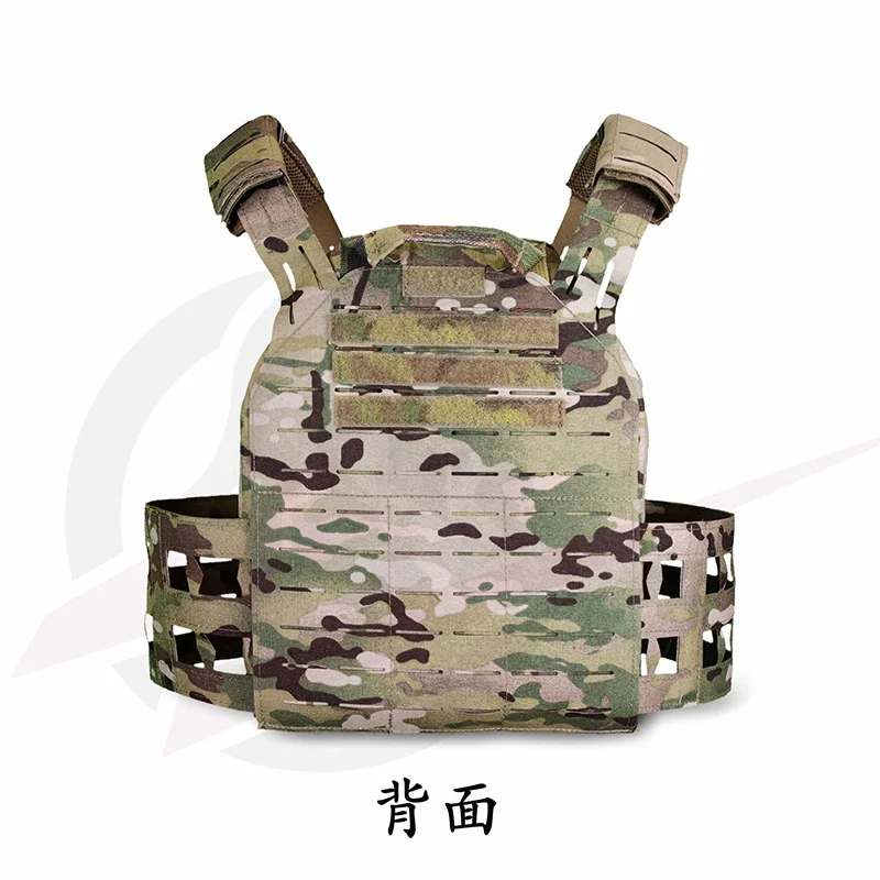 Chaleco táctico portaplacas modular 500D MOLLE camuflaje IR láser - imagen 2