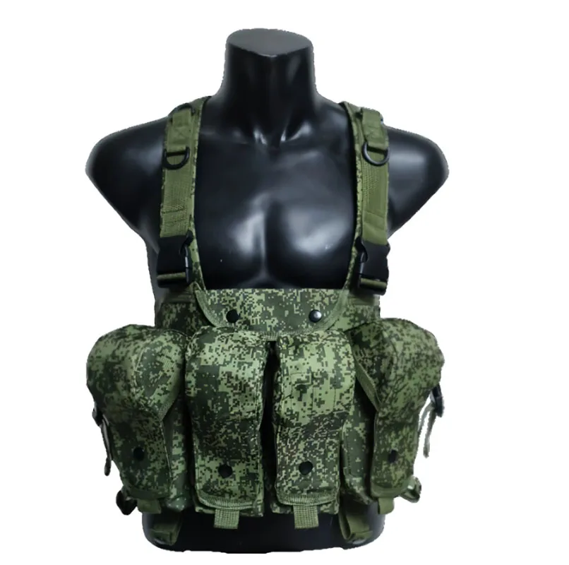Chaleco táctico MOLLE con liberación rápida y bolsa de accesorios - imagen 3