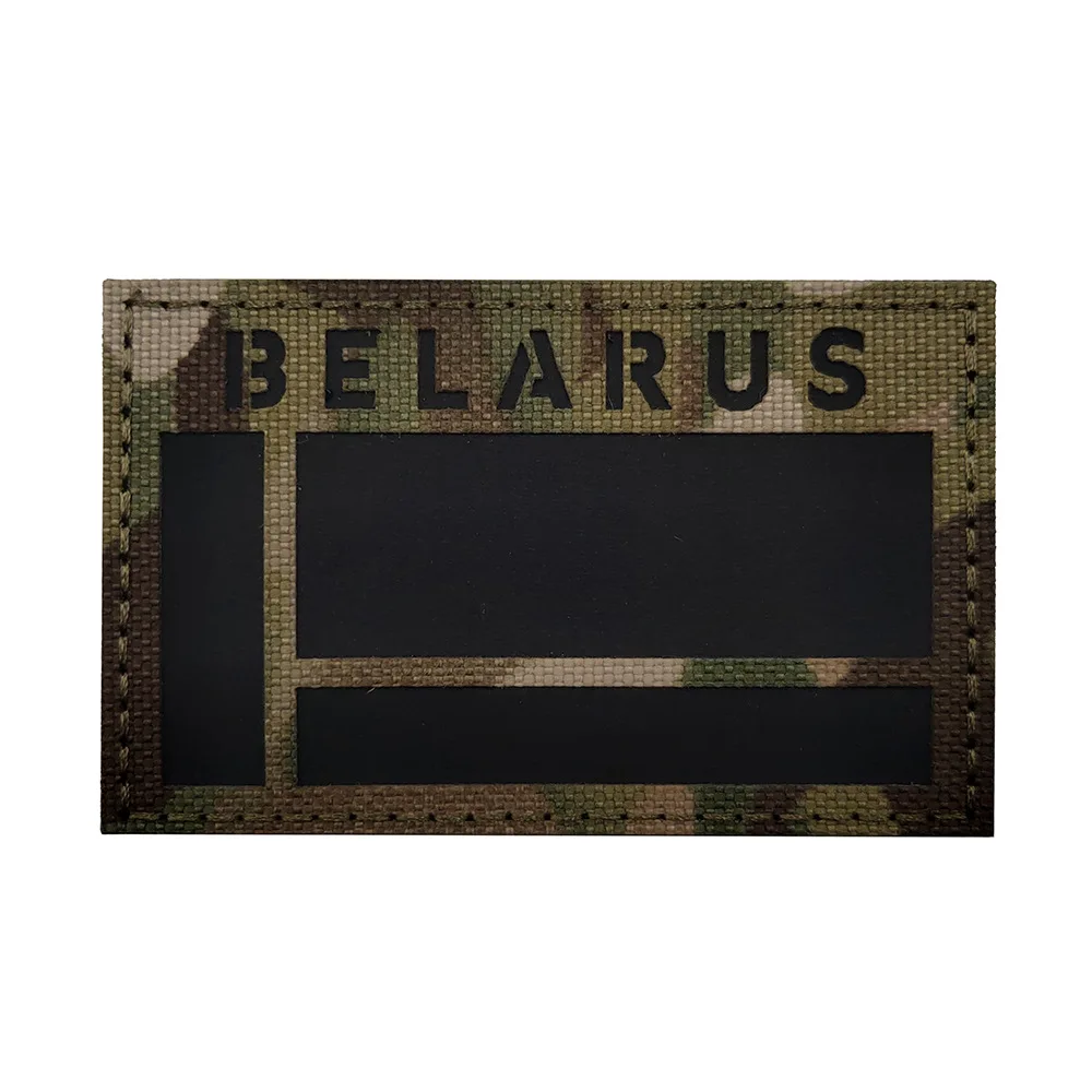 BELARUS Parche reflectante infrarrojo IR táctico con velcro - imagen 5