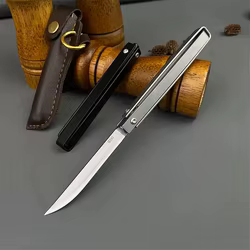 Cuchillo EDC plegable para supervivencia y senderismo de alta dureza