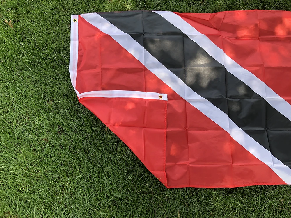 Bandera Trinidad y Tobago exterior de poliéster resistente a rayos UV