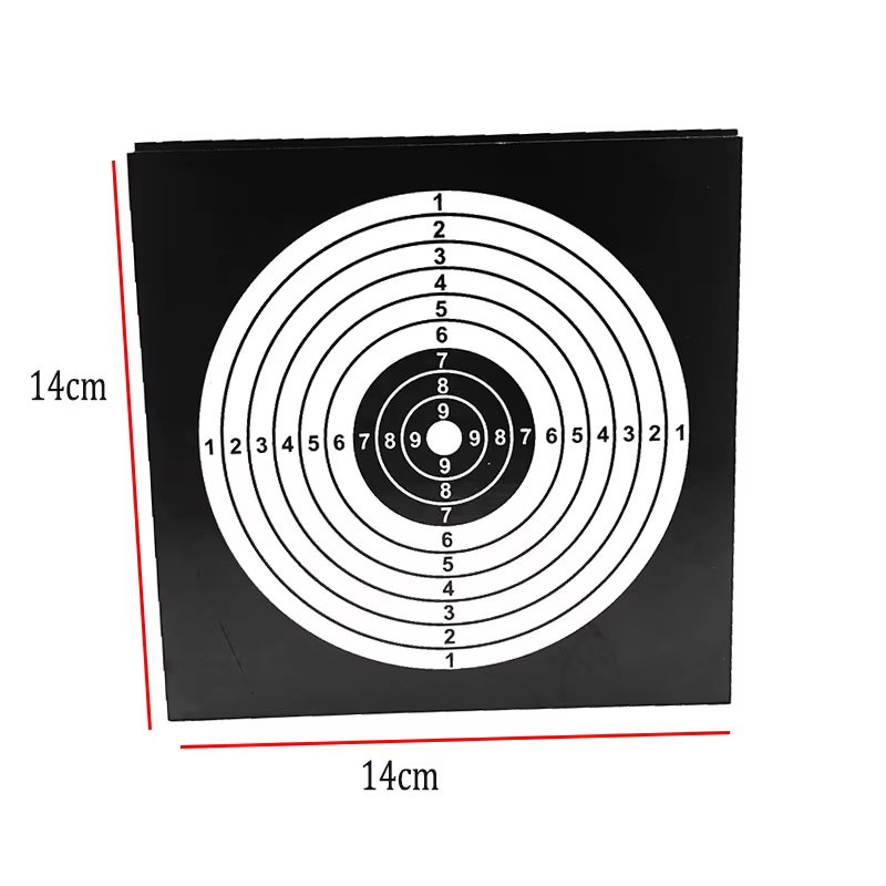 Caja metálica tiro táctico con dianas práctica pistola rifle - imagen 3