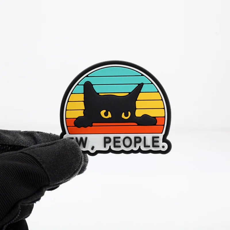 BEEAD Parche moral táctico ganso PVC Velcro para mochila militar - imagen 3
