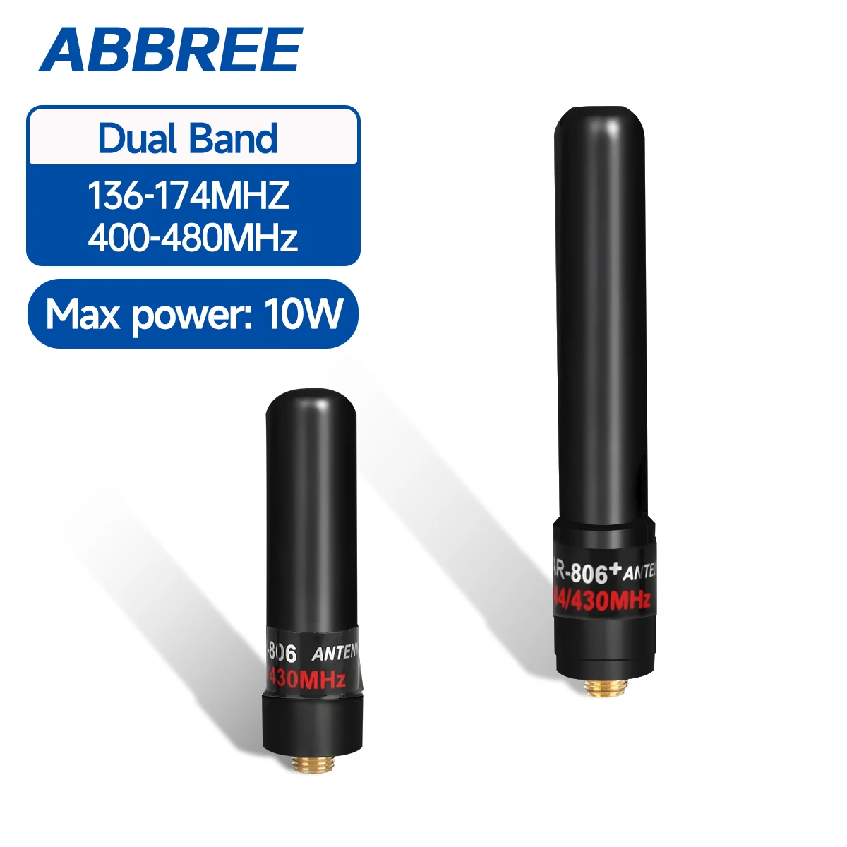 Antena SMA hembra VHF UHF alta gain para Baofeng UV-5R