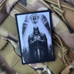 Parche táctico militar de moral con gancho y bucle para mochila