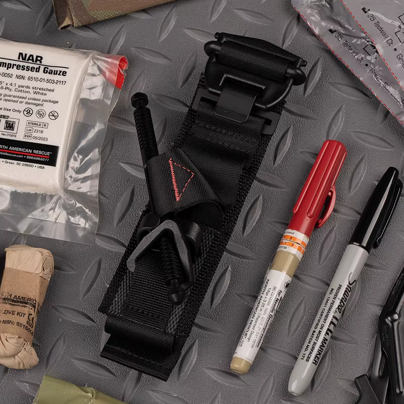 Torniquete táctico de operación rápida con compresión para hemorragias - imagen 3