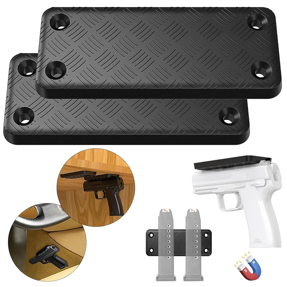 Soporte magnético para pistola recubierto de goma