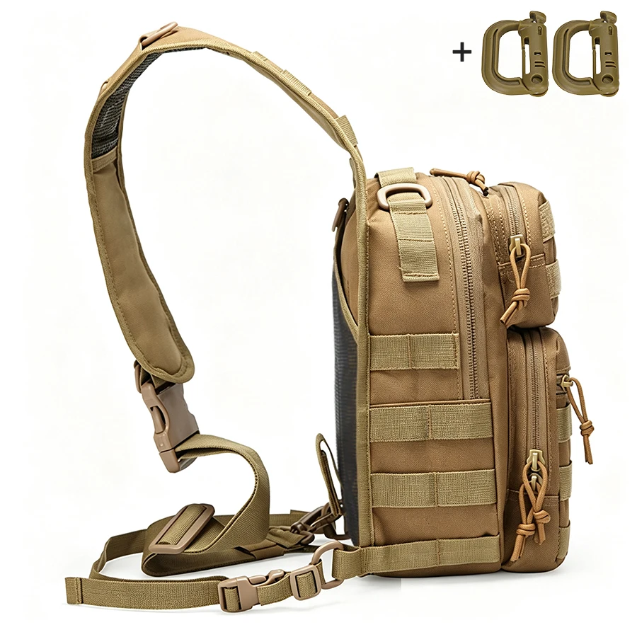Bolso pecho táctico multibolsillo con bolsillo anti-robo oculto - imagen 2