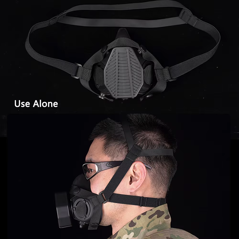 SOTR Máscara Táctica con Micrófono y Filtro Reemplazable - imagen 5