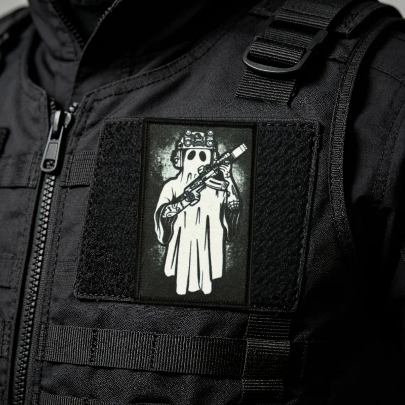 Parche táctico velcro Ghost Sniper GNBS para chaleco y mochila - imagen 2
