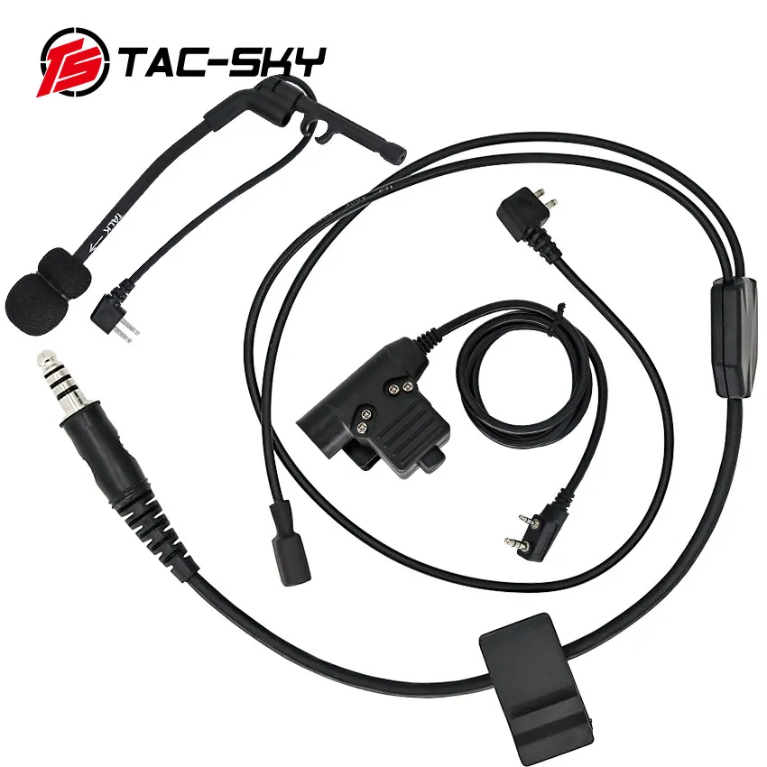 U94PTTK auriculares tácticos con micrófono y cable en Y IPSC - imagen 3