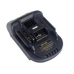Adaptador DM18M con toma de carga USB para Makita 18V BL1830