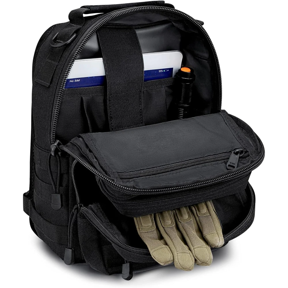 Rover bolso táctico bandolera MOLLE EDC cruzado pecho compacto - imagen 2