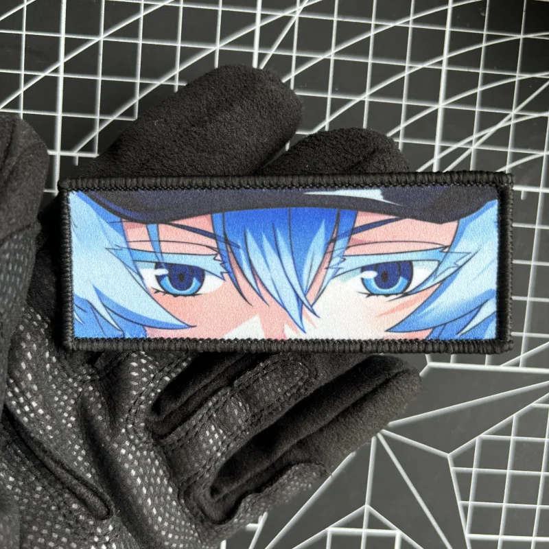 Parche Akame ga Kill Esdeath - ojos anime, gancho/bucle para mochila - imagen 3