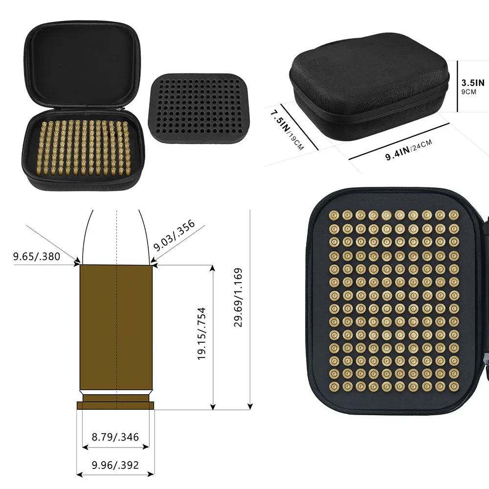 Bolsa táctica para munición con compartimentos y MOLLE para caza - imagen 5