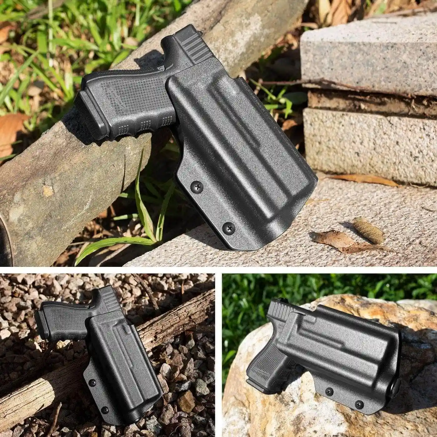 Holster Kydex OWB Glock 17/19/22/31 – Derecha Baldr Pro/Mini2 - imagen 2