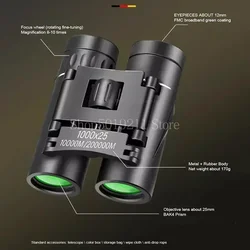 Binoculares de visión nocturna con gran aumento para acampada