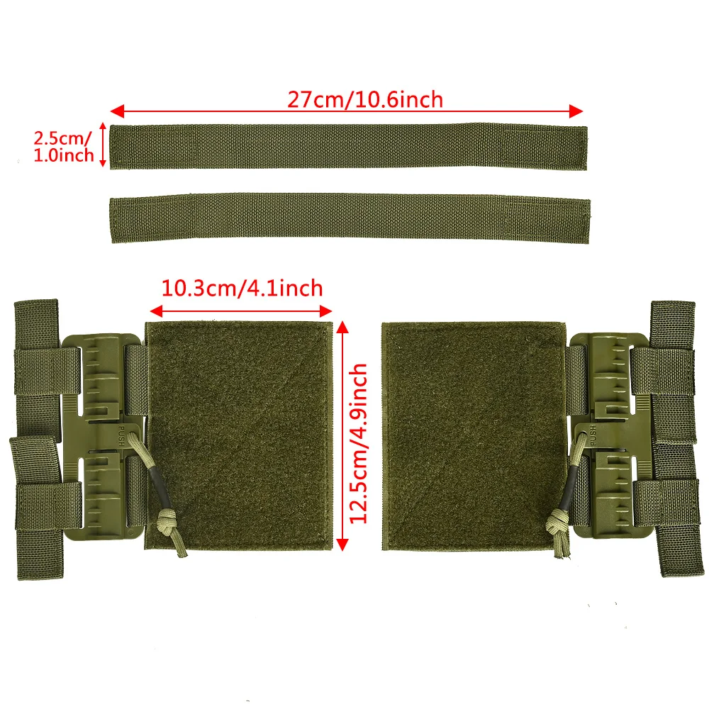 Kit de hebilla de liberación rápida en color negro