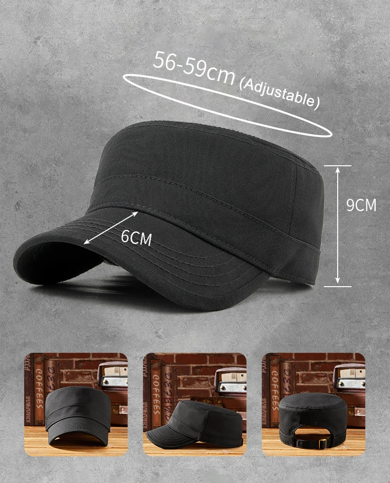 Gorra retro vista frontal