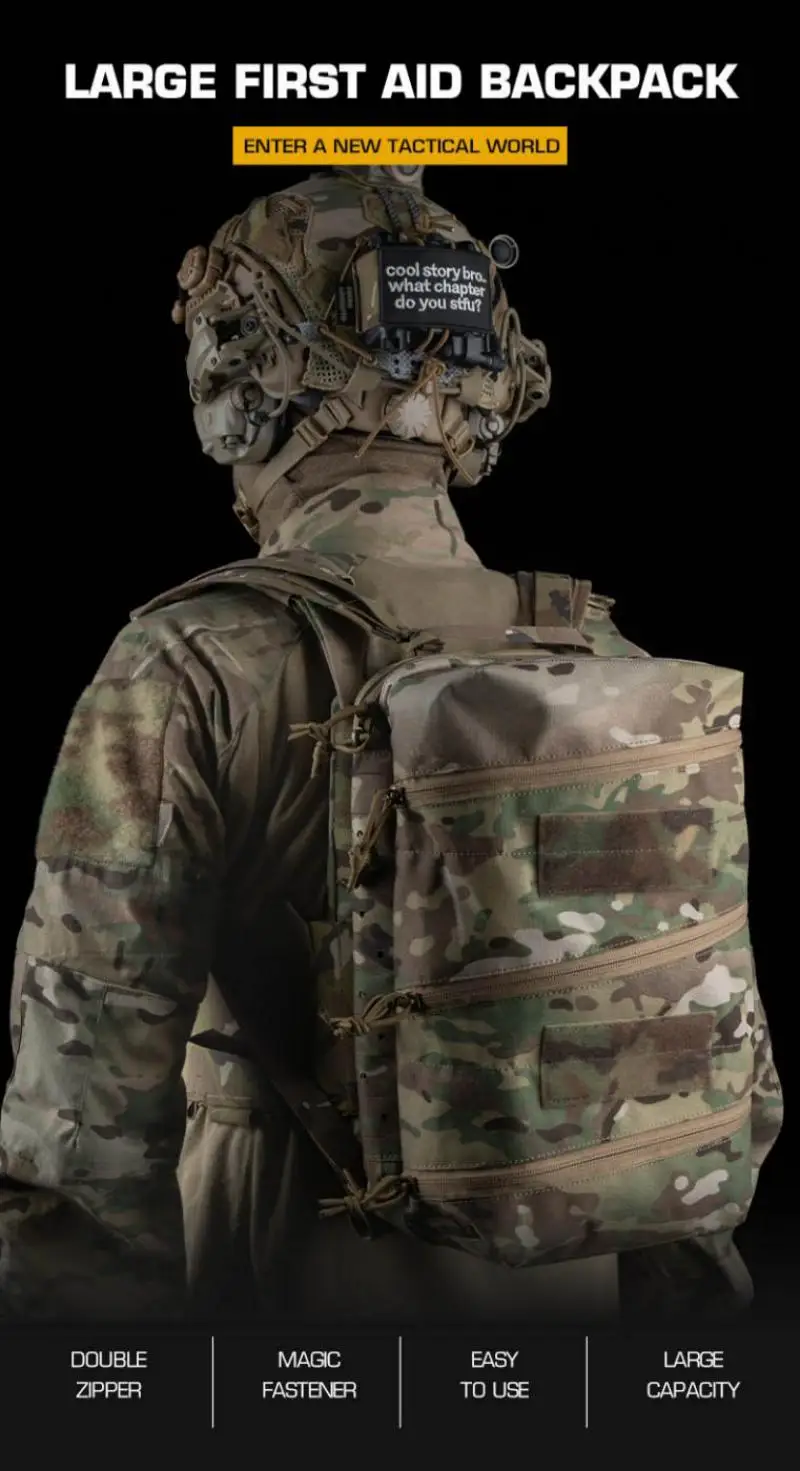 Mochila IFAK grande POSEIDON DEFENSE vista general