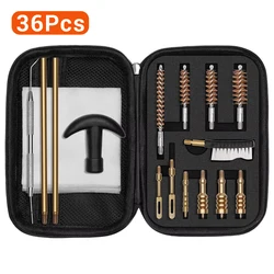 Kit limpieza universal pistola y rifle con cepillos de bronce