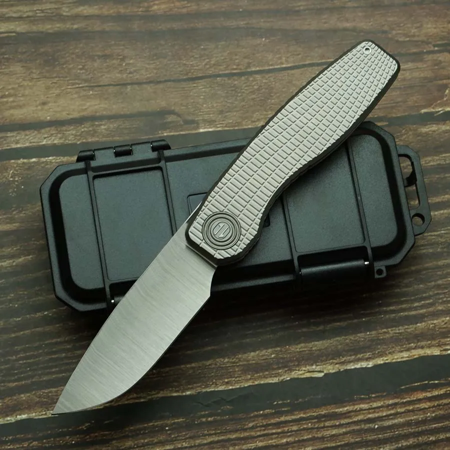 LEMIFSHE cuchillo plegable FSD grande de titanio para EDC outdoor