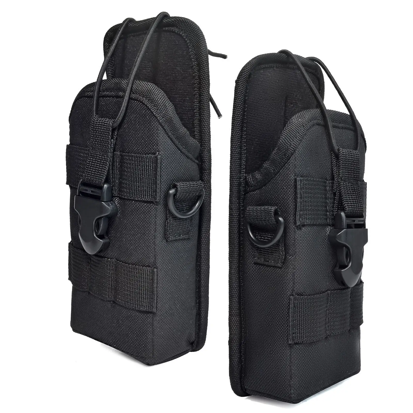 Funda MOLLE grande para walkie-talkie de tamaño amplio